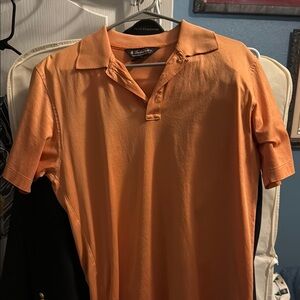 Men's Orange Polo Shirt